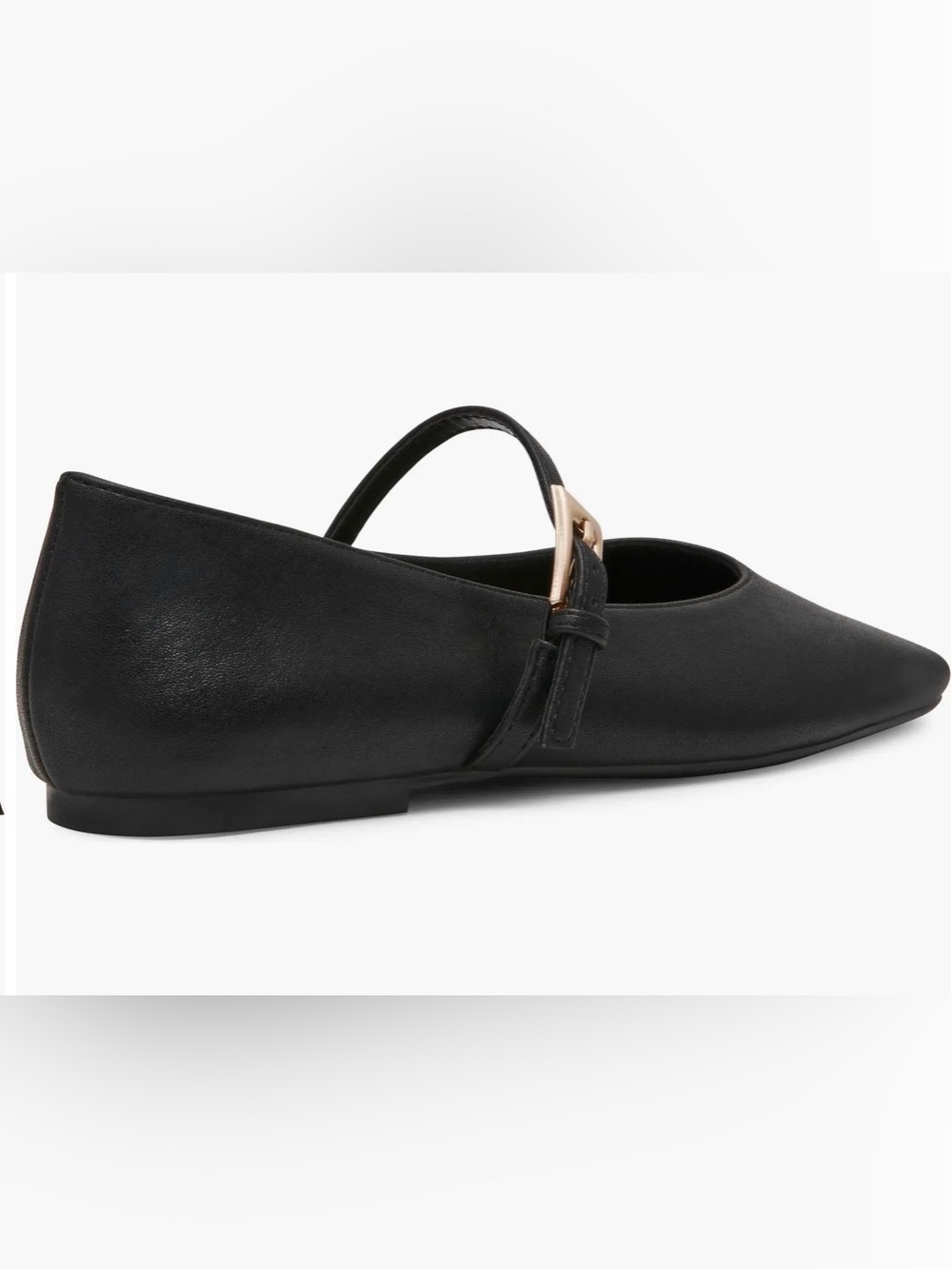 DOLCE VITA Mulaney Black Mary Jane Flats with Gold Accent Buckles - Picture 6 of 13